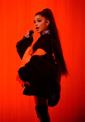 Ariana Grande poster with hanger