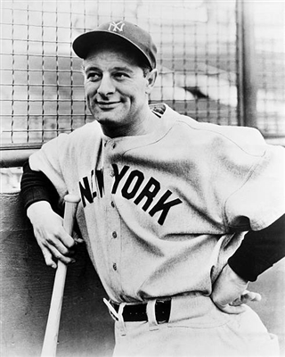 Lou Gehrig tote bag