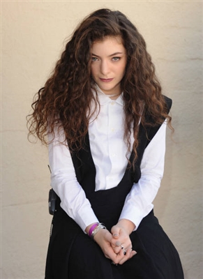 Lorde poster with hanger