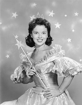 Shirley Temple poster with hanger