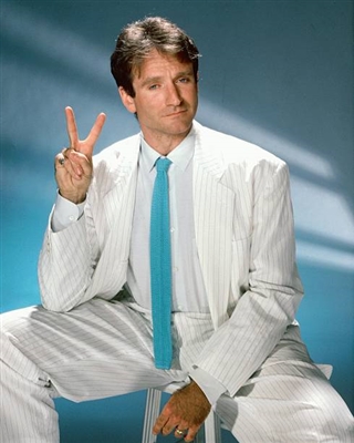 Robin Williams poster with hanger