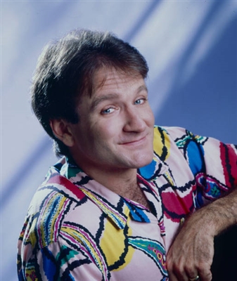 Robin Williams poster with hanger
