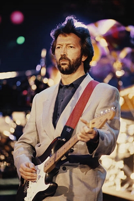 Eric Clapton poster with hanger