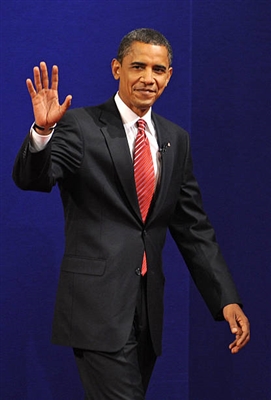 Barack Obama poster with hanger