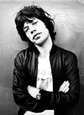 Mick Jagger wood print