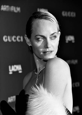Amber Valletta poster with hanger