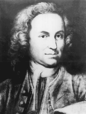 Johann Sebastian Bach metal framed poster