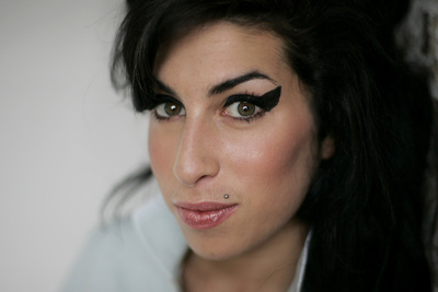 Amy Winehouse metal framed poster