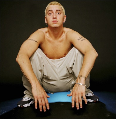 Eminem poster with hanger