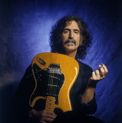 Frank Zappa poster with hanger