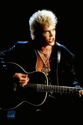 Billy Idol poster with hanger