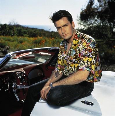 Charlie Sheen mouse pad