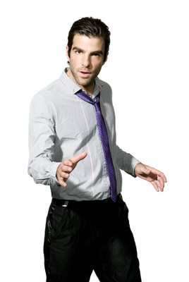 Zachary Quinto poster with hanger