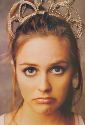 Alicia Silverstone wooden framed poster
