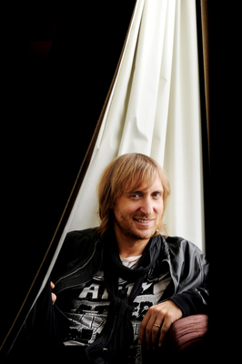 David Guetta poster with hanger