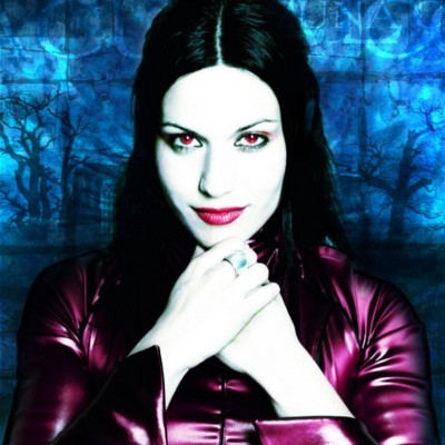 Cristina Scabbia wooden framed poster