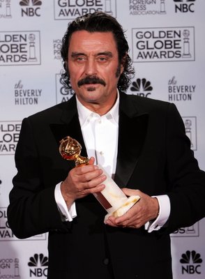 Ian Mcshane poster with hanger