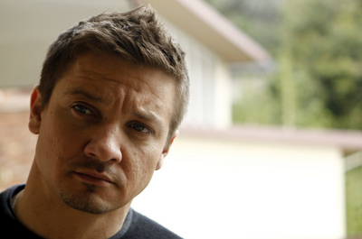 Jeremy Renner poster with hanger