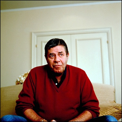 Jerry Lewis poster with hanger
