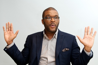 Tyler Perry wooden framed poster