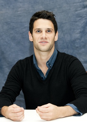 Justin Bartha poster with hanger