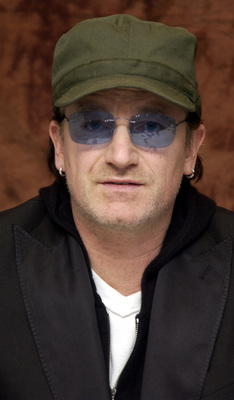 Bono poster with hanger