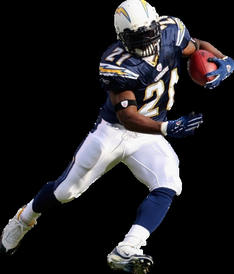 Ladainian Tomlinson poster with hanger