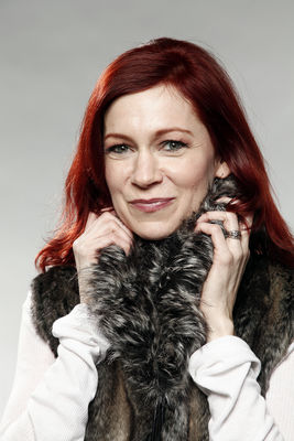 Carrie Preston poster with hanger