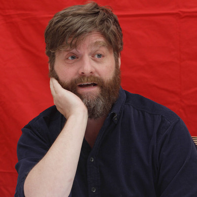 Zach Galifianakis poster with hanger
