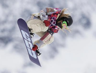 Jamie Anderson poster with hanger