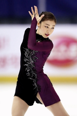Yuna Kim poster with hanger