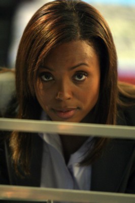 Aisha Tyler poster with hanger