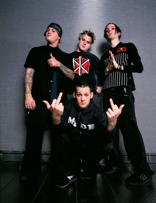 Good Charlotte poster with hanger