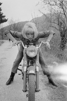 Mireille Darc poster with hanger