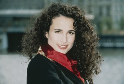 Andie MacDowell poster with hanger