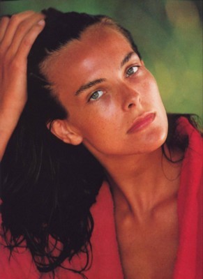 Carole Bouquet poster with hanger