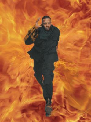 Dr. Dre metal framed poster