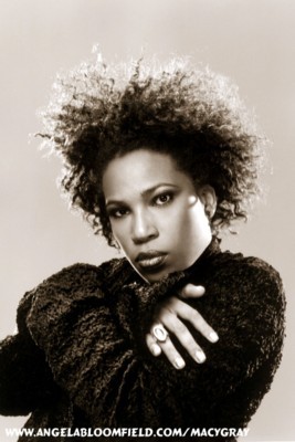 Macy Gray poster with hanger
