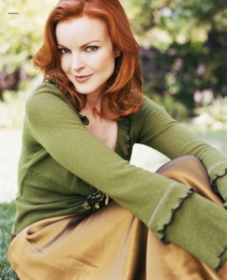 Marcia Cross poster with hanger