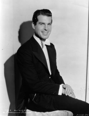 Fred Macmurray metal framed poster