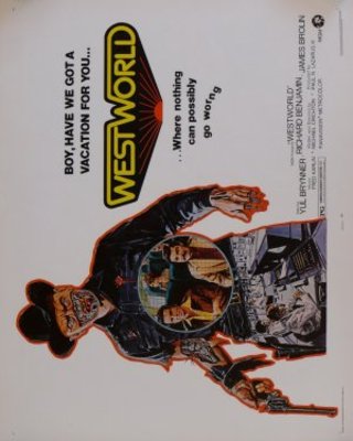 Westworld movie poster (1973) metal framed poster