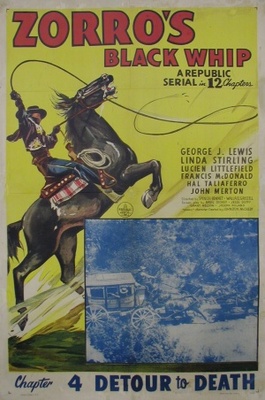 Zorro's Black Whip movie poster (1944) poster