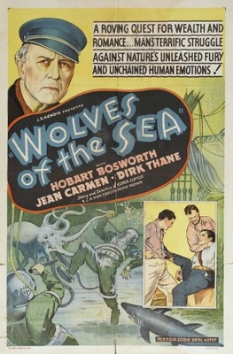 Wolves of the Sea movie poster (1936) wooden framed poster