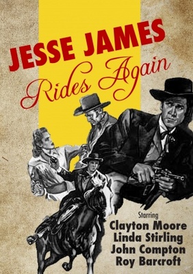 Jesse James Rides Again movie poster (1947) metal framed poster