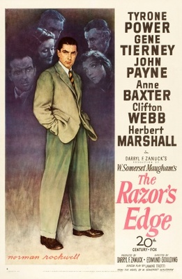 The Razor's Edge movie poster (1946) wooden framed poster