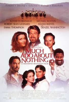 Much Ado About Nothing movie poster (1993) canvas poster