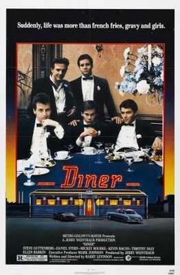 Diner movie poster (1982) poster with hanger