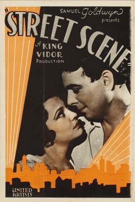Street Scene movie poster (1931) metal framed poster