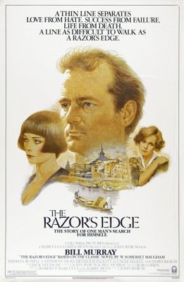 The Razor's Edge movie poster (1984) wooden framed poster