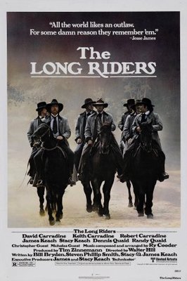 The Long Riders movie poster (1980) canvas poster
